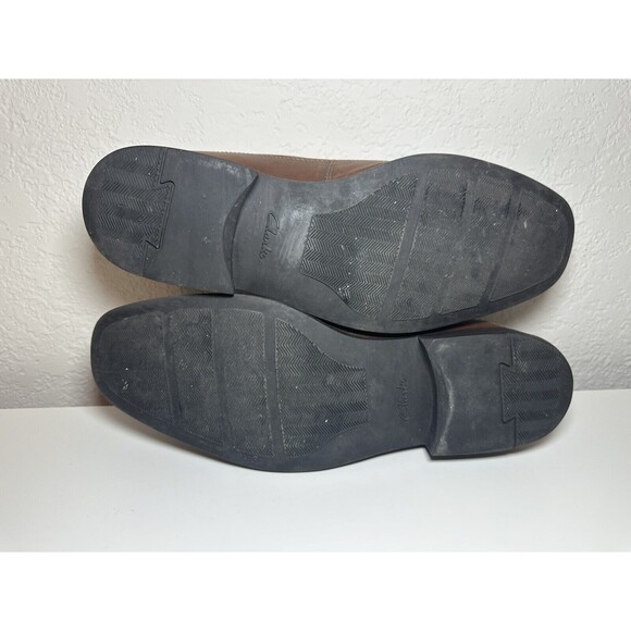 Clark's Collection Ortholite Brown Slip On Loafers Soft Cushion Men's SIZE‎ 8M - Picture 9 of 9